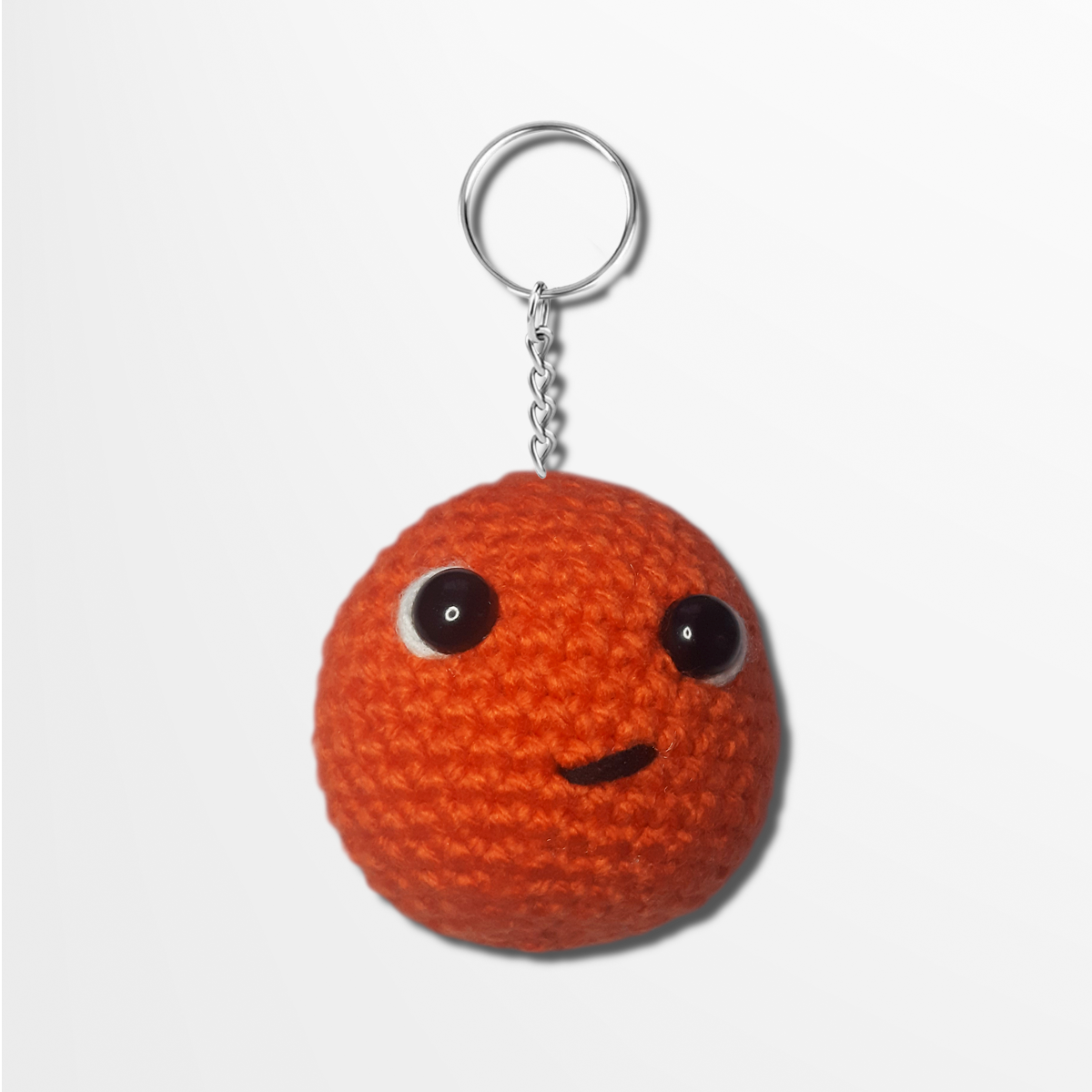 Orange Worry Pet Keychain