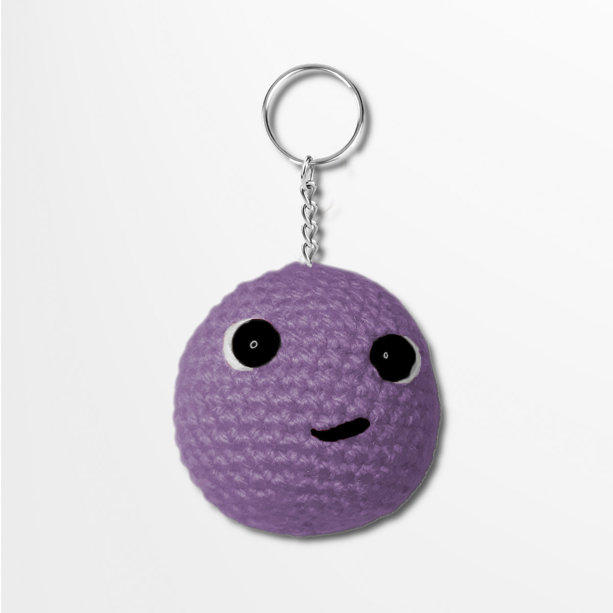 Purple Worry Pet Keychain