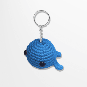 Chubby Whale Keychain