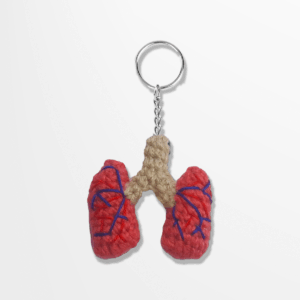 Organ Lungs Keychain