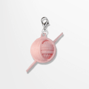 3D Printed Ball of Yarn and Hook Stitch Marker