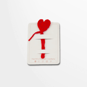 Red Heart Bookmark