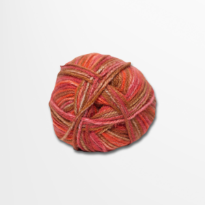 Charity Double Knit Printed - 220 Orange Wood