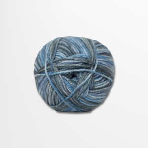 Charity Double Knit Printed - 222 Blue Fin