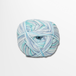Charity Double Knit Printed - 237 Bahama Blue