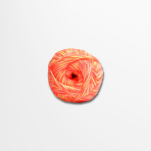 Charity Double Knit Printed - 789 Tangerine Pop